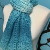 écharpe bleu turquoise